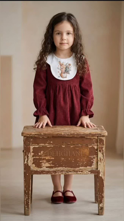 پیراهن دخترانه 3 تا 9 سال