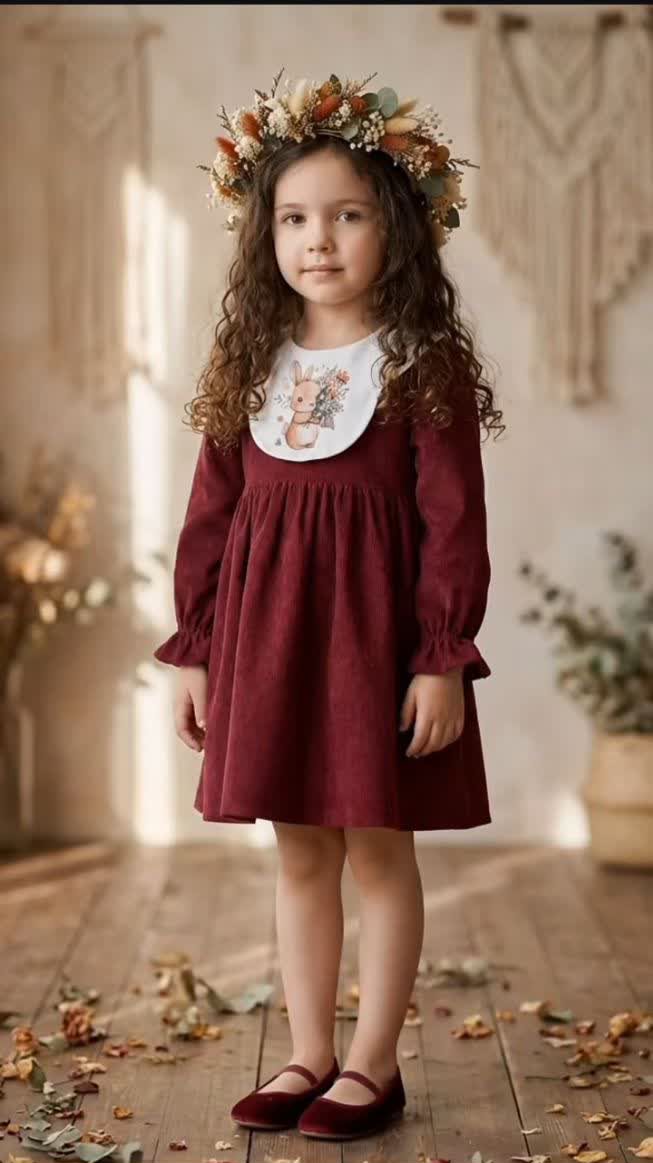 پیراهن دخترانه 3 تا 9 سال