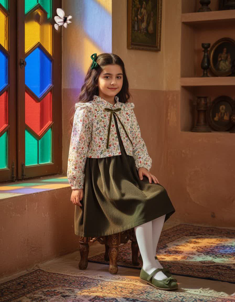 کت سارافون دخترانه 7 تا 12 سال