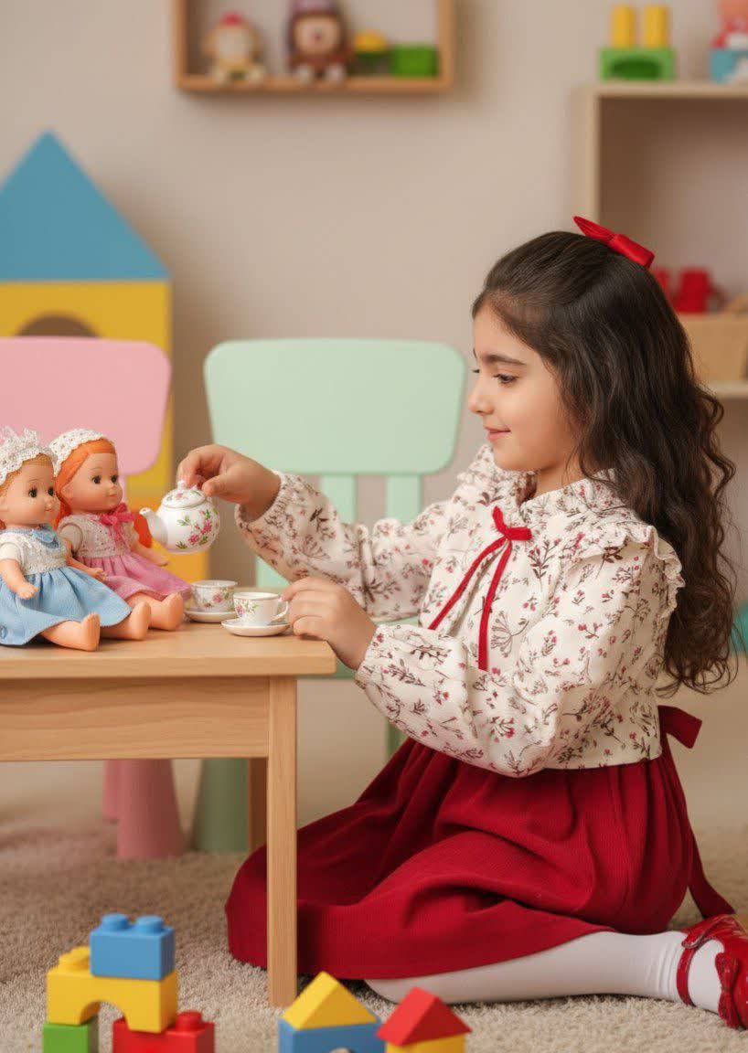 کت و سارافون دخترانه 7 تا 12 سال