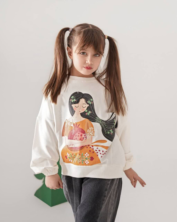 بلوز دورس طرح دختر رویا 3 تا 14 سال