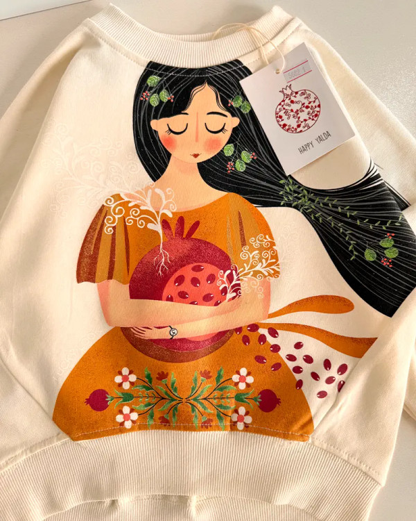 بلوز دورس طرح دختر رویا 3 تا 14 سال