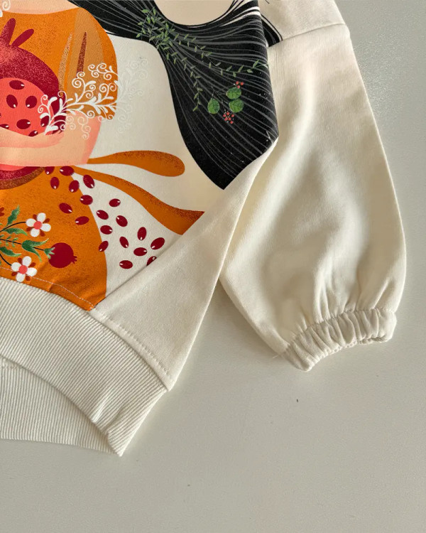 بلوز دورس دخترانه طرح دختر رویا 3 تا 14 سال