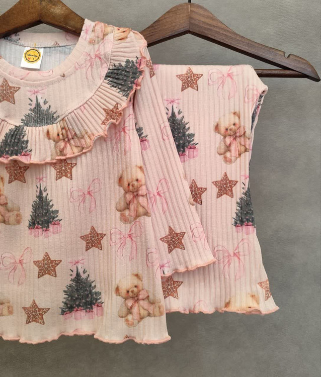 ست راحتی با شلوار بوت کات 1 تا 6 سال