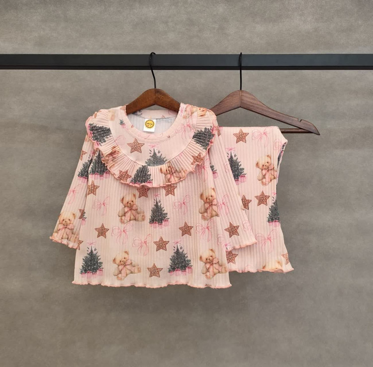 ست راحتی با شلوار بوت کات 1 تا 6 سال