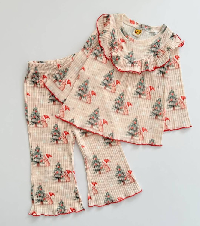 ست راحتی با شلوار بوت کات 1 تا 6 سال