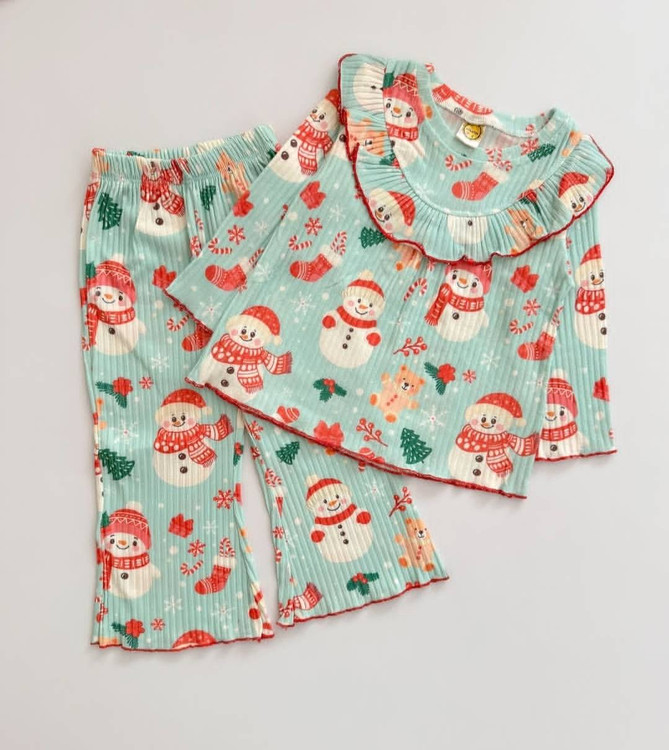 ست راحتی با شلوار بوت کات 1 تا 6 سال