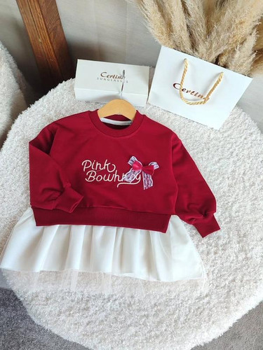 تونیک دامن توری 3 تا 8 سال