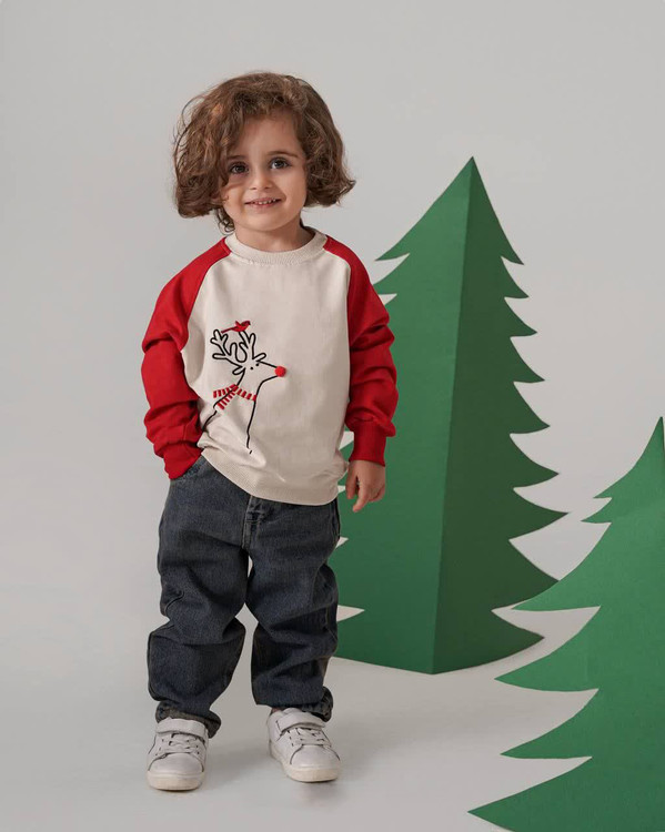 شلوار جین مام استایل بچگانه 4 تا 12 سال