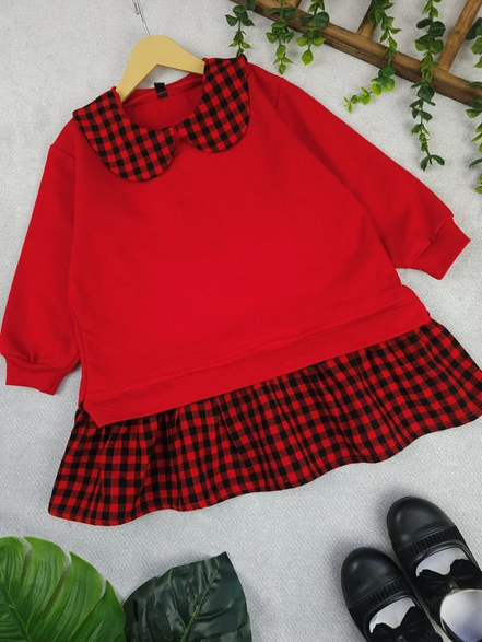 تونیک دخترانه مدل اسکاتیش 2 تا 9 سال