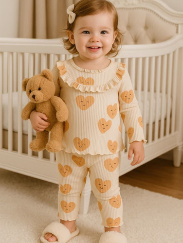 بلوز و شلوار دخترانه کبریتی 9 تا 18 ماه