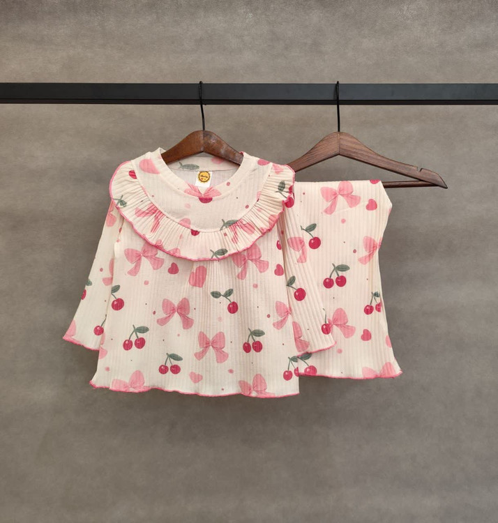 ست راحتی ریلی بلوز و شلوار بوت کات 1 تا 12 سال