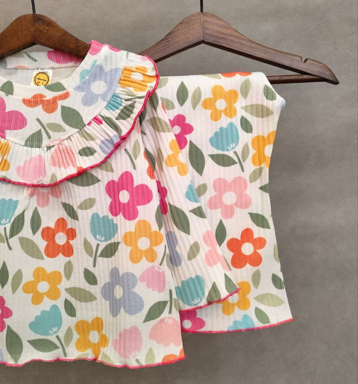 ست راحتی با شلوار بوت کات 1 تا 6 سال