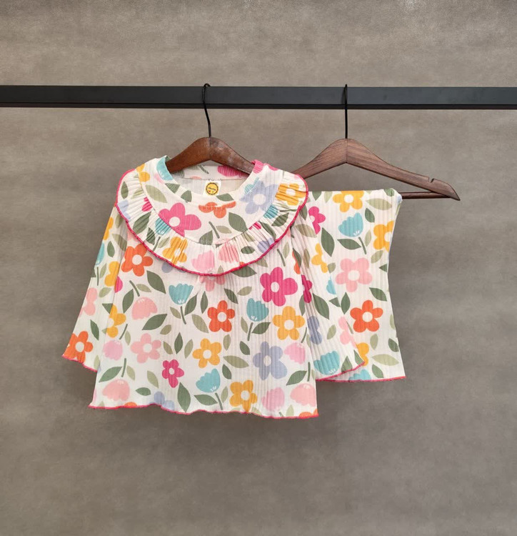 ست راحتی با شلوار بوت کات 1 تا 6 سال