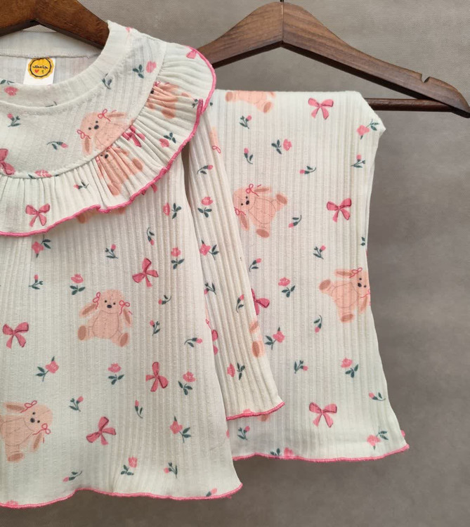 ست راحتی با شلوار بوت کات 1 تا 6 سال