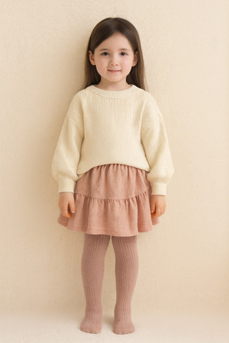 جوراب شلواری کبریتی دخترانه از نوزادی تا 6 سال