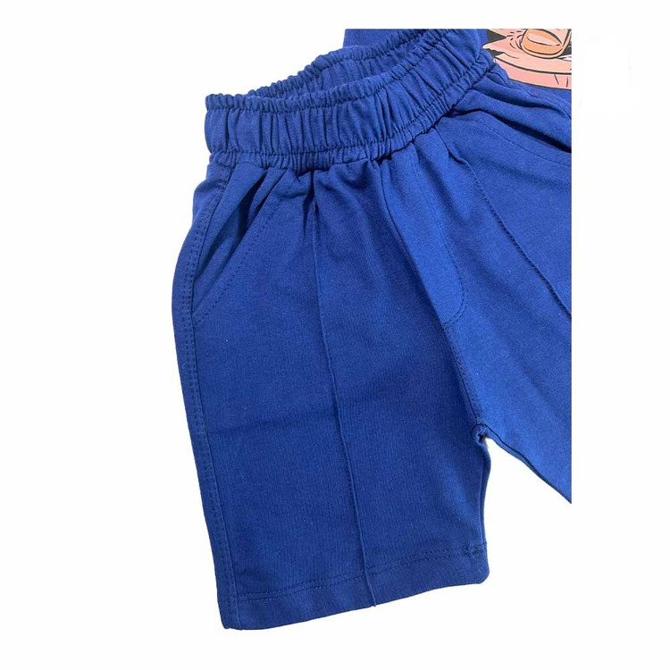 تیشرت شلوارک با طرح کاپیتان مارول 3 تا 6 سال