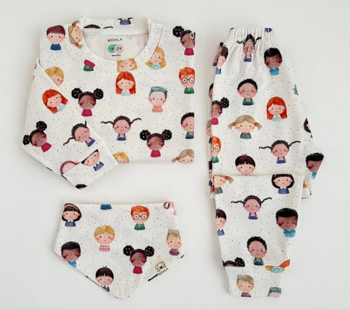 ست نوزادی طرح بچه های شاد از نوزادی تا 3 سال