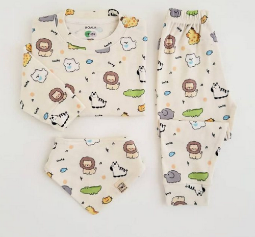 ست نوزادی طرح حیوانات از نوزادی تا 3 سال