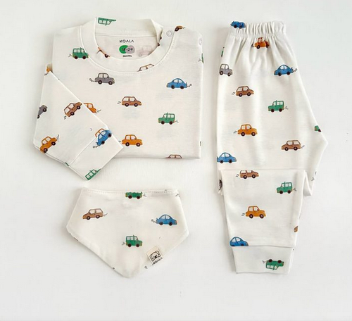 ست نوزادی طرح ماشین از نوزادی تا 3 سال