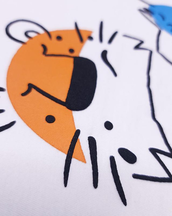 تیشرت سفید بچگانه 3 تا 6 سال طرح ZOO