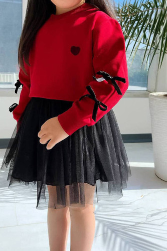 دامن عروسکی دخترانه 3 تا 10 سال مشکی ساده