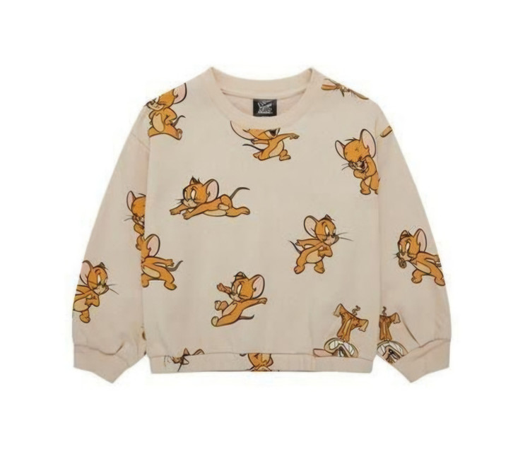 بلوز دورس دخترانه 4 تا 6 سال طرح تام و جری