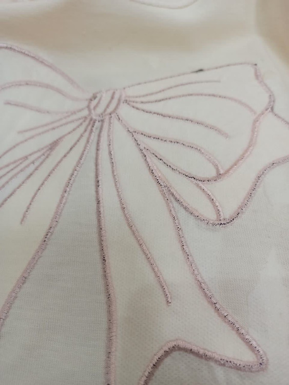 بلوز و شلوار دخترانه طرح پاپیون آستین فرشته 4 تا 13 سال