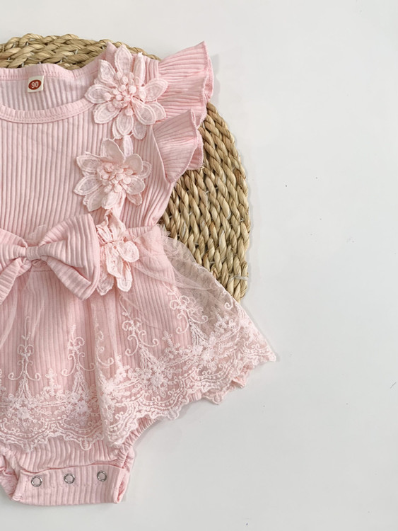 بادی پیراهن تور نوزادی 3 تا 12 ماه