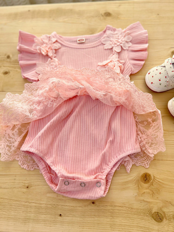 بادی پیراهن تور نوزادی 3 تا 12 ماه