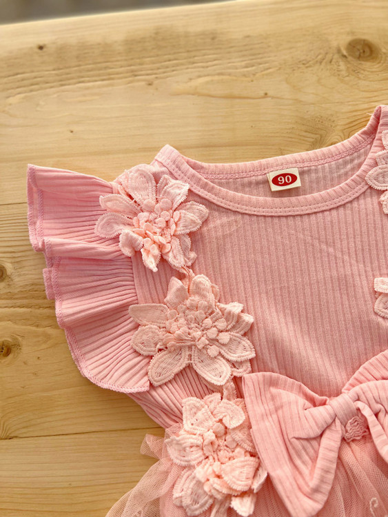 بادی پیراهن تور نوزادی 3 تا 12 ماه