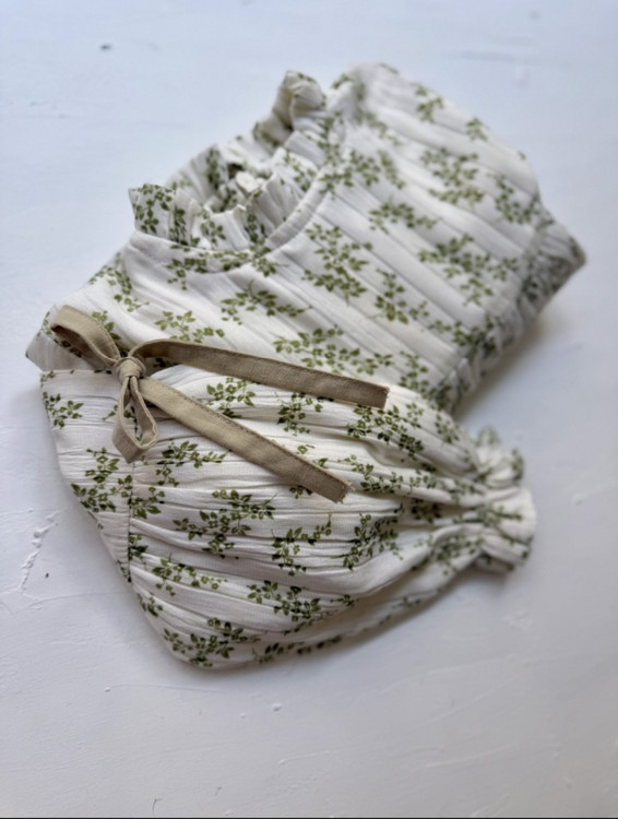 پیراهن لینن دخترانه ۴ تا ۱۰ سال