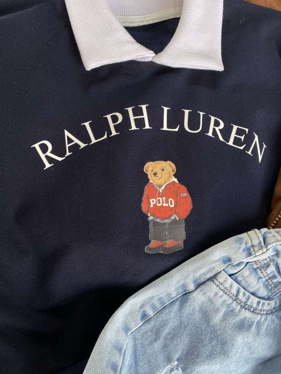 بلوز پسرانه سرمه ای پولو از 1 تا 7 سال