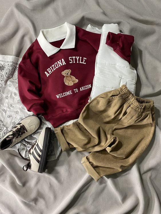 بلوز پسرانه از 1 تا 7 سال طرح آریزونا