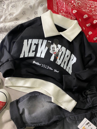 بلوز پسرانه از 1 تا 5 سال طرح نیویورک