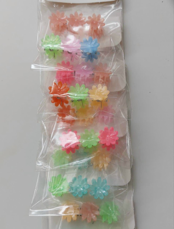 کلیپس بیبی شمعی بسته 6 عددی