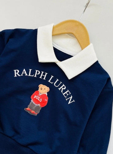 بلوز پسرانه سرمه ای پولو از 1 تا 7 سال