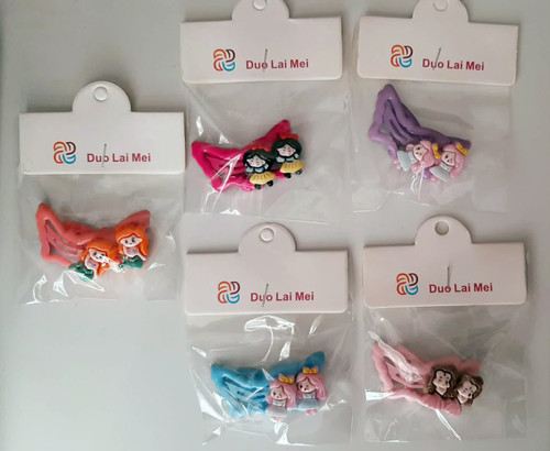 گیره مو تق تقی دخترانه بسته دو عددی