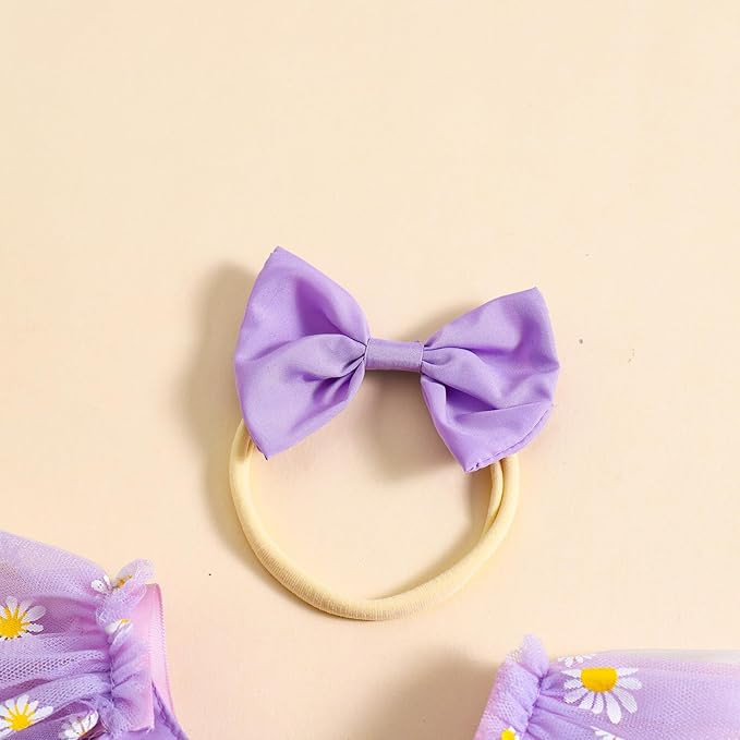 بادی مجلسی نوزادی دخترانه گل بابونه همراه با هد 3 تا 18 ماه