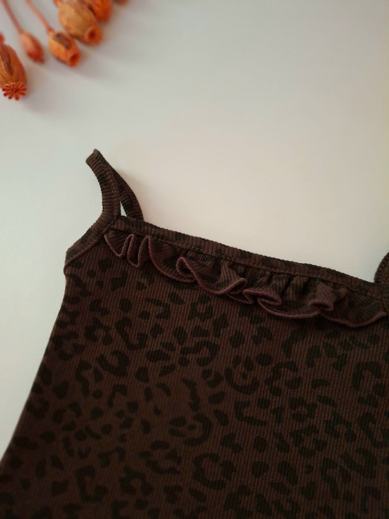 ست تاپ و دامن پلنگی نوزادی ۳ تا ۲۴ ماه