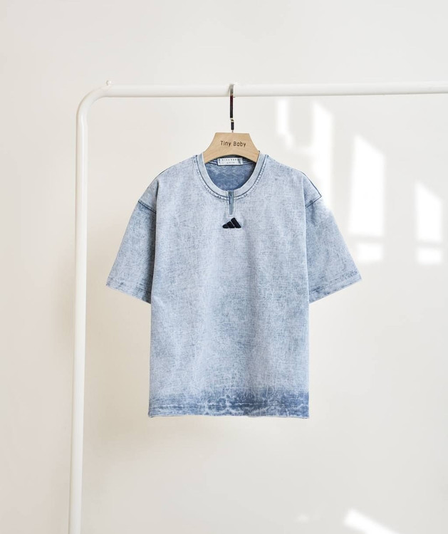 تیشرت بچگانه تک زیپی سنگ شور ۳ تا ۱۰ سال