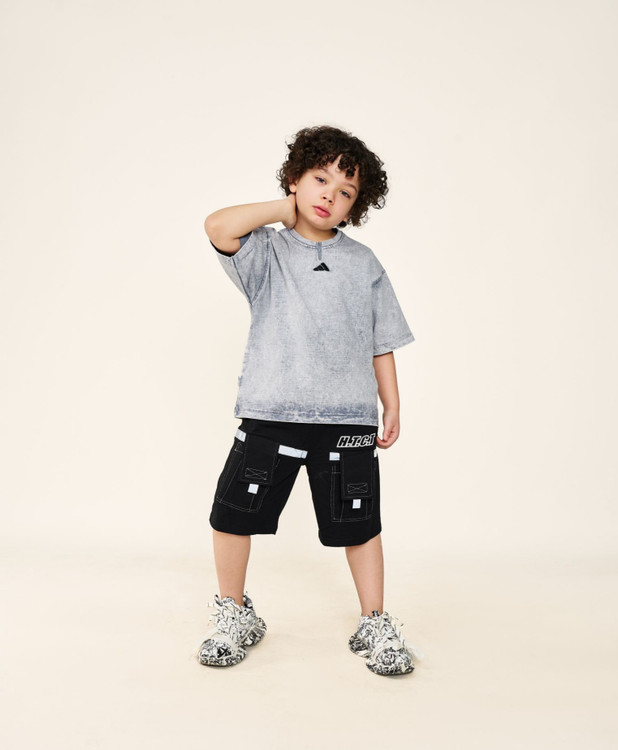 تیشرت بچگانه تک زیپی سنگ شور ۳ تا ۱۰ سال