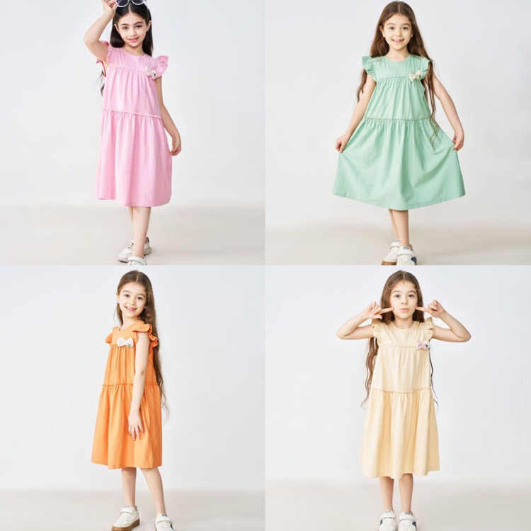 سارافون دخترانه ۳ تا ۱۰ سال رنگبندی