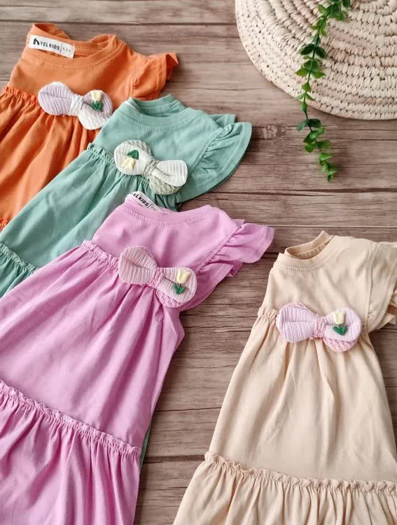 سارافون دخترانه ۳ تا ۱۰ سال رنگبندی