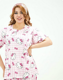 ست تیشرت و شلوار راحتی بچگانه طرح کیتی از 10 ماه تا 8 سال