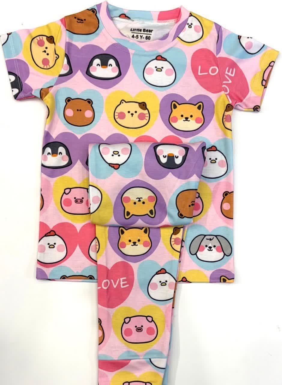 خرید و قیمت لباس ست تیشرت و شلوار راحتی دخترانه 2 تا 7 سال