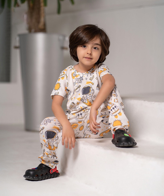 خرید و قیمت ست تیشرت و شلوار راحتی بچه گانه پسرانه ۲ تا 7 سال شیک و ارزان