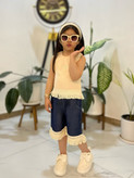 ست تاپ شلوارک بچه گانه دخترانه ۲ تا 7 سال