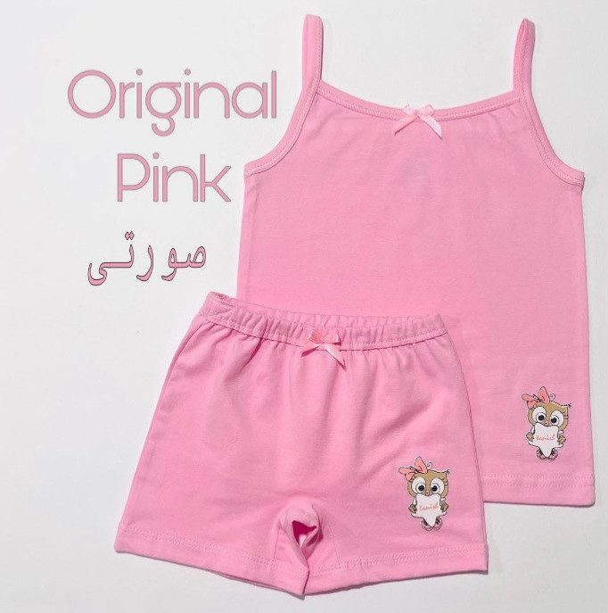 ست تاپ و شورت بچه گانه دخترانه 3 تا 12 سال رنگبندی