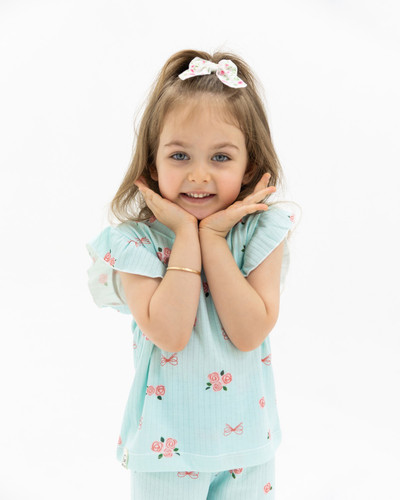 ست تاپ و شلوارک راحتی بچگانه دخترانه از 10 ماه تا 12 سال کد 842001